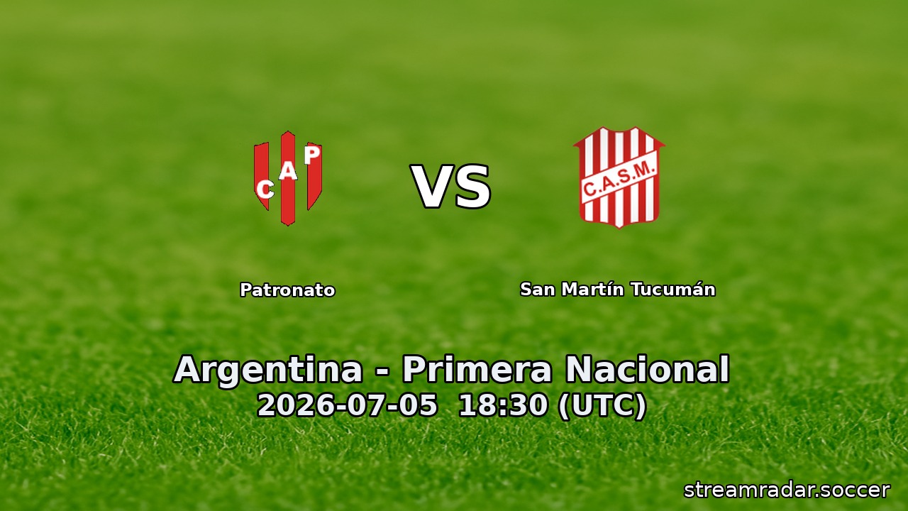 Patronato vs San Martín Tucumán