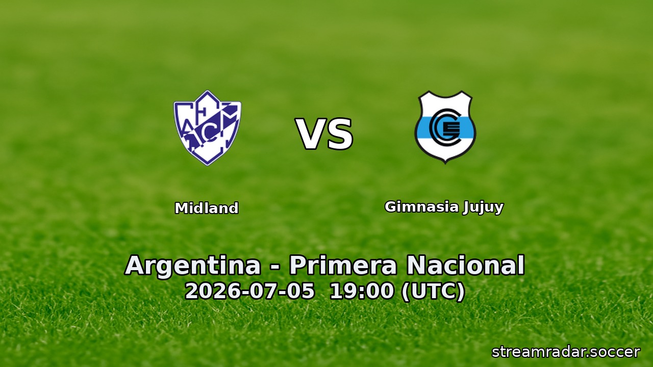 Midland vs Gimnasia Jujuy