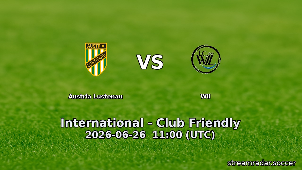 Austria Lustenau vs Wil