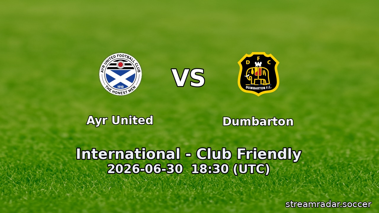 Ayr United vs Dumbarton