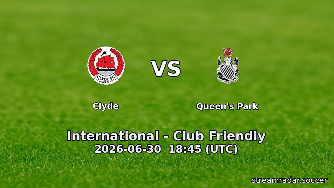 Clyde vs Queen's Park