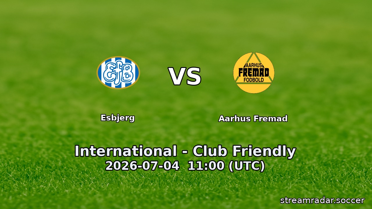 Esbjerg vs Aarhus Fremad