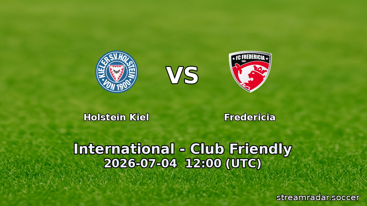 Holstein Kiel vs Fredericia
