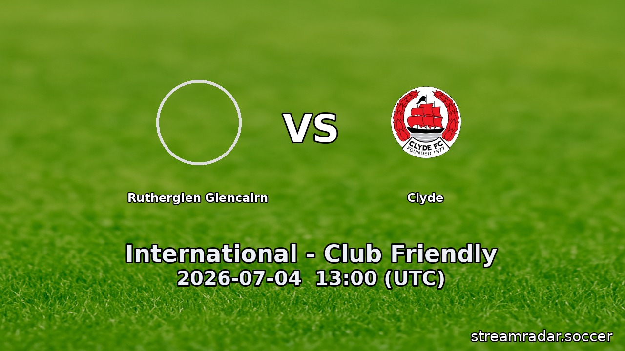 Rutherglen Glencairn vs Clyde