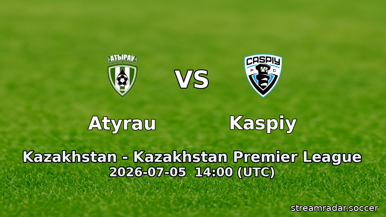 Atyrau vs Kaspiy