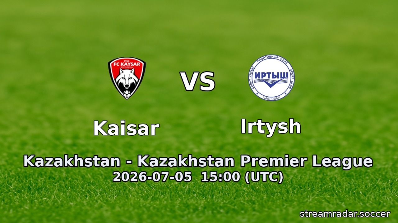 Kaisar vs Irtysh