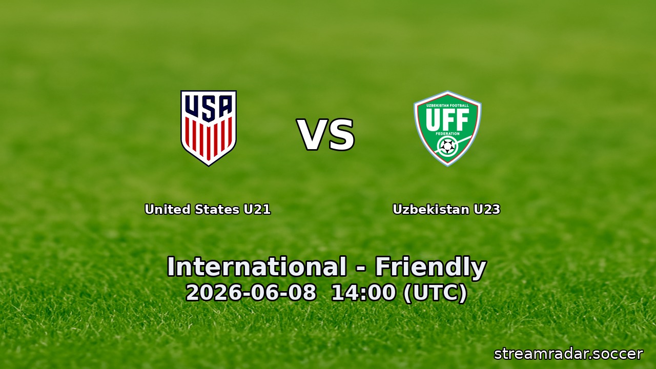 United States U21 vs Uzbekistan U23