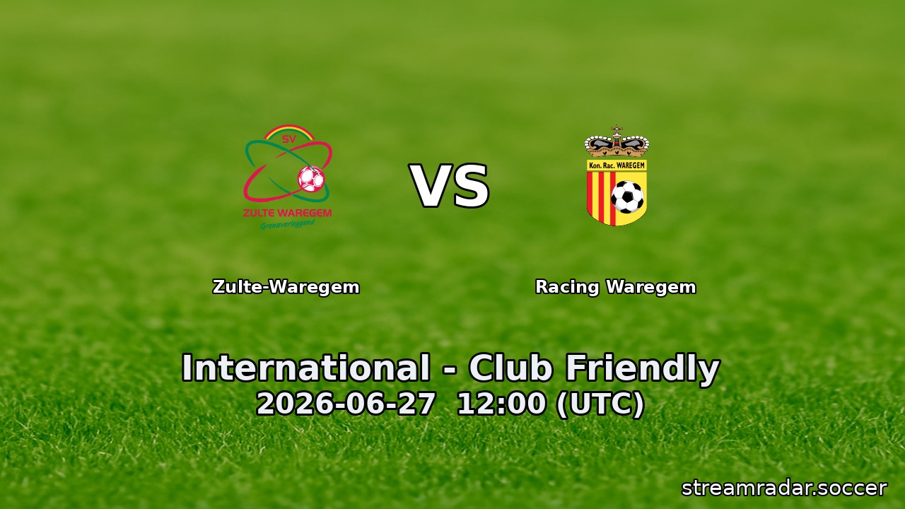 Zulte-Waregem vs Racing Waregem