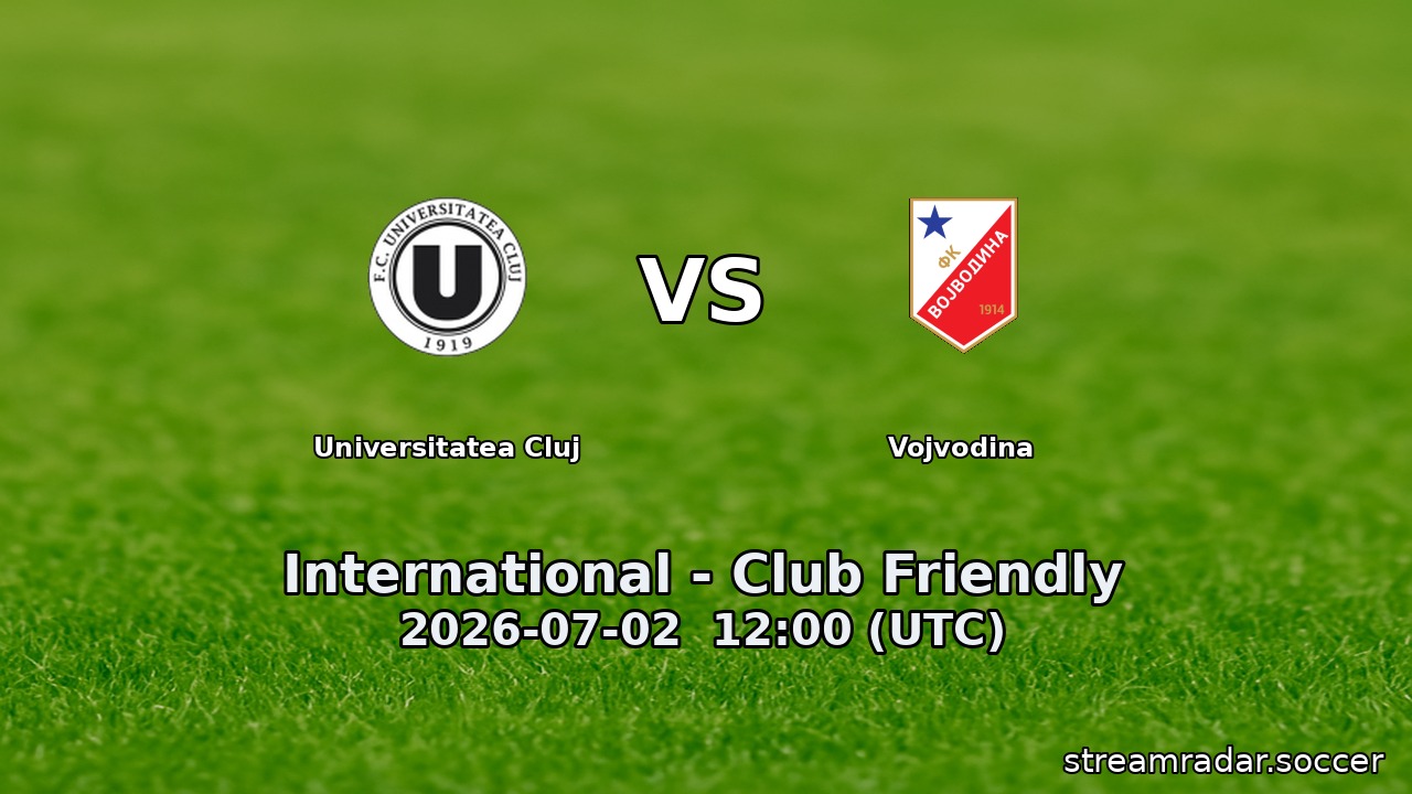 Universitatea Cluj vs Vojvodina