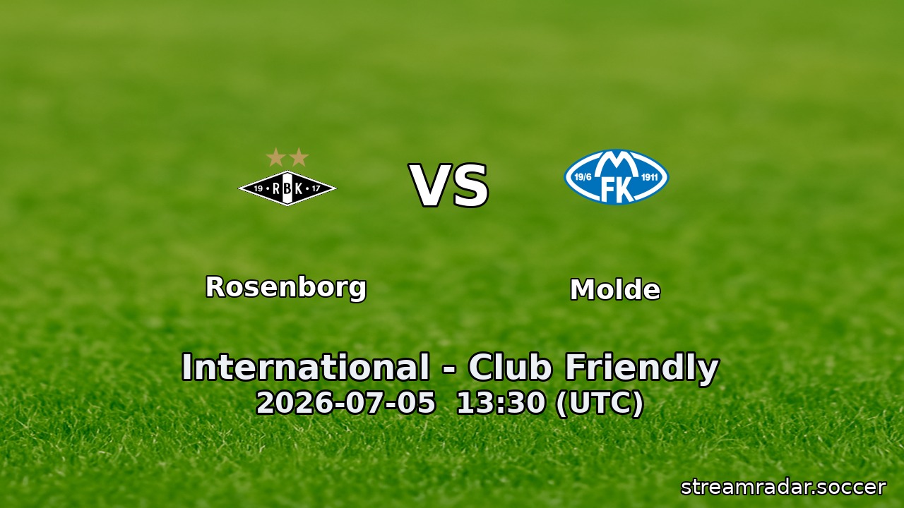 Rosenborg vs Molde