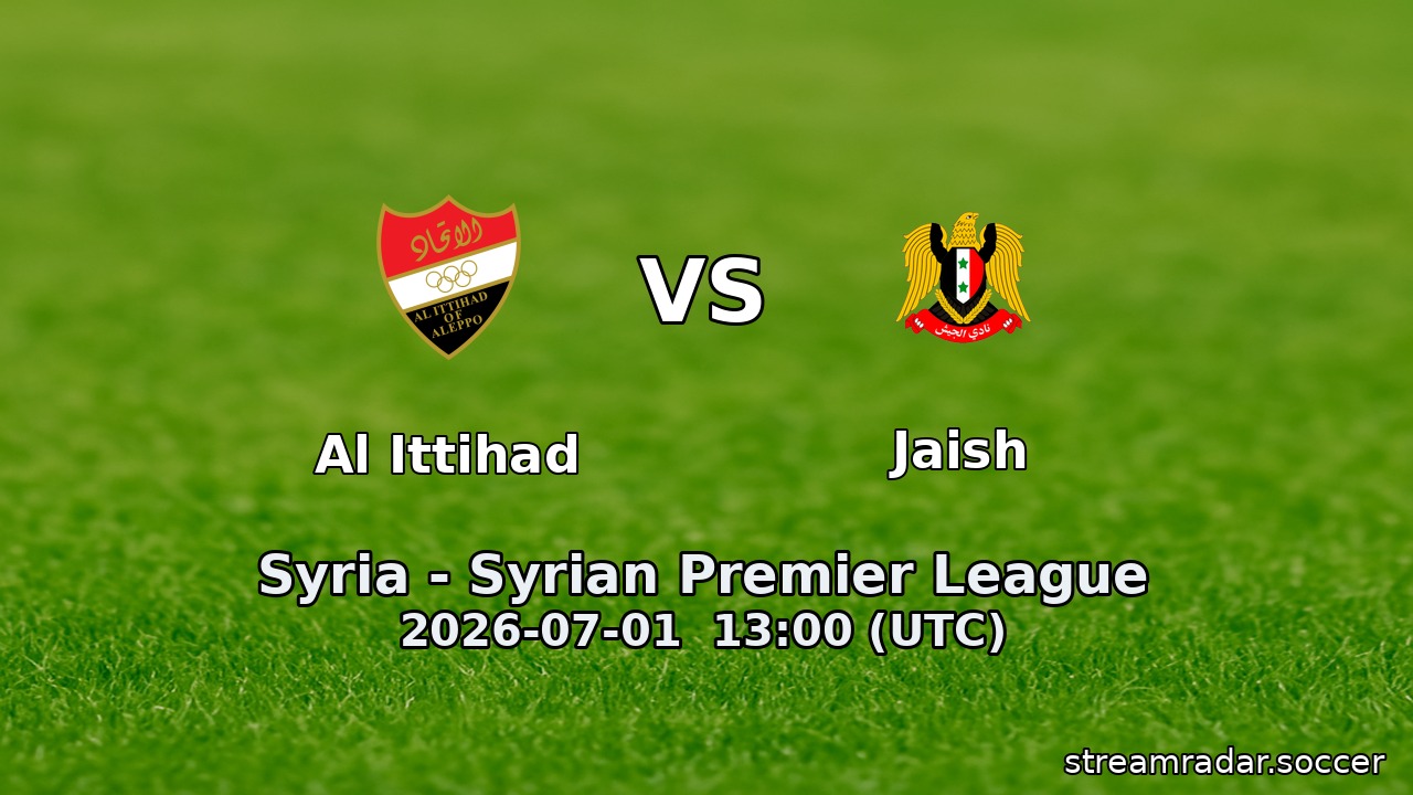 Al Ittihad vs Jaish