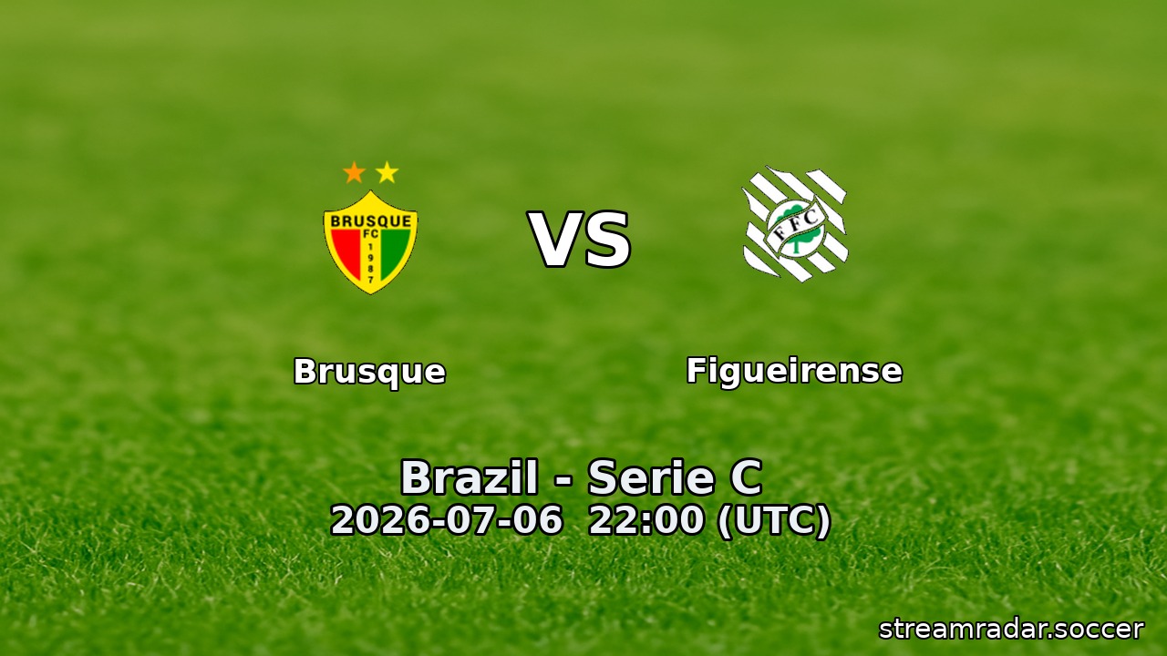 Brusque vs Figueirense