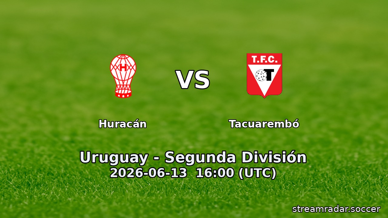 Huracán vs Tacuarembó
