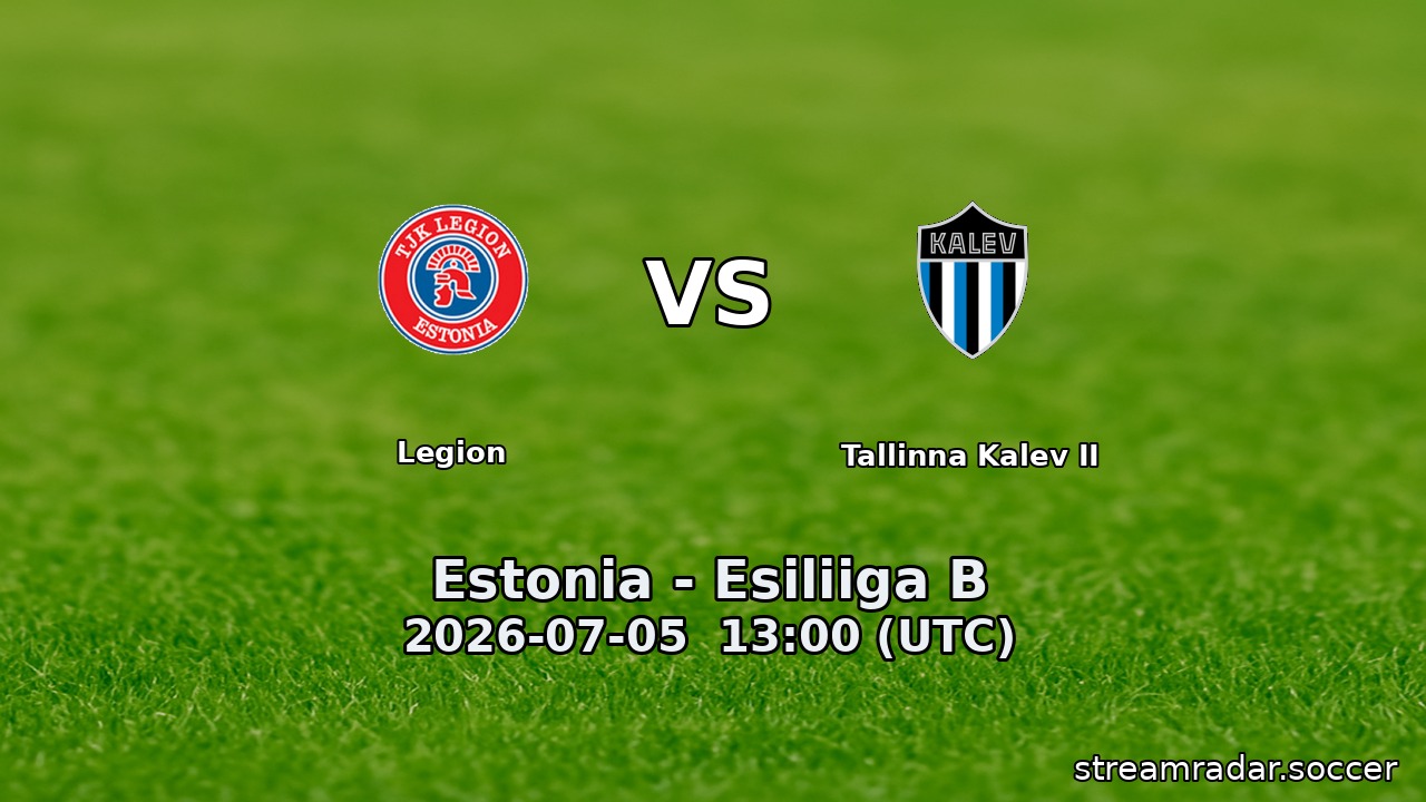Legion vs Tallinna Kalev II