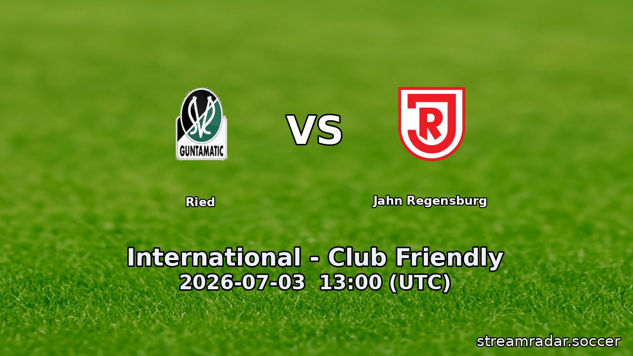 Ried vs Jahn Regensburg