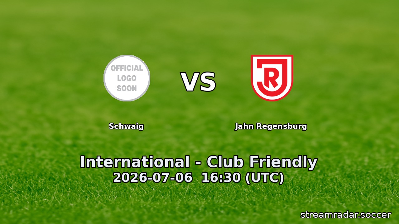 Schwaig vs Jahn Regensburg