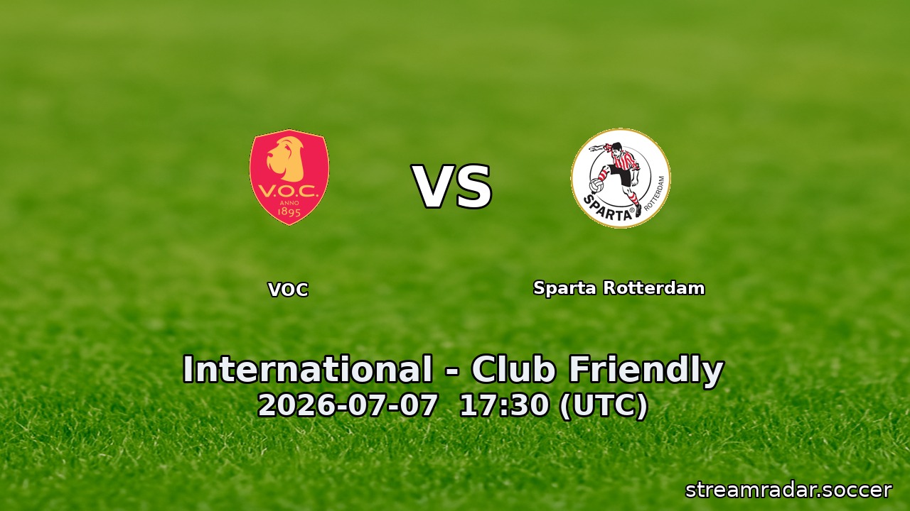 VOC vs Sparta Rotterdam