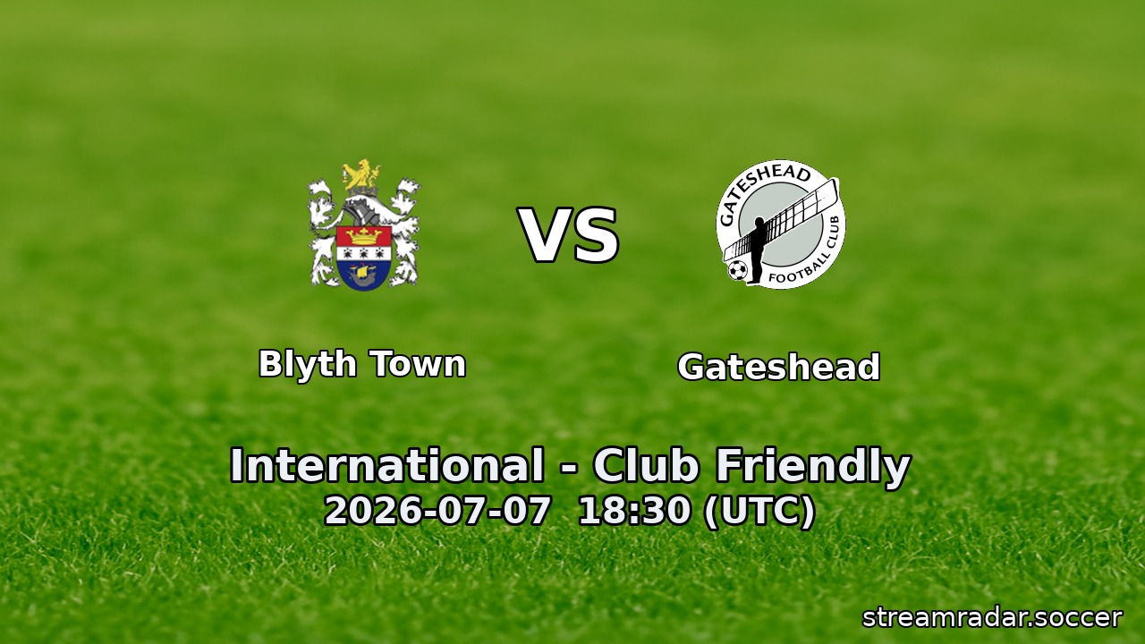 Blyth Town vs Gateshead