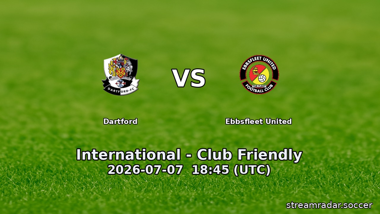 Dartford vs Ebbsfleet United