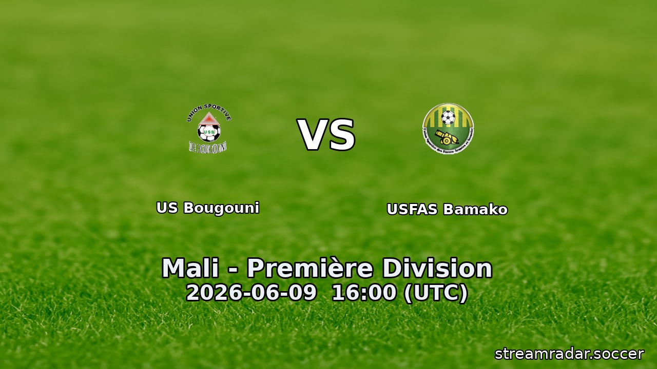 US Bougouni vs USFAS Bamako