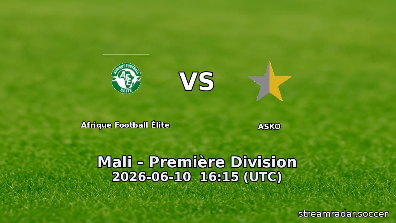 Afrique Football Élite vs ASKO