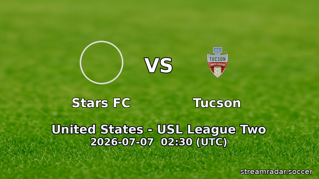 Stars FC vs Tucson