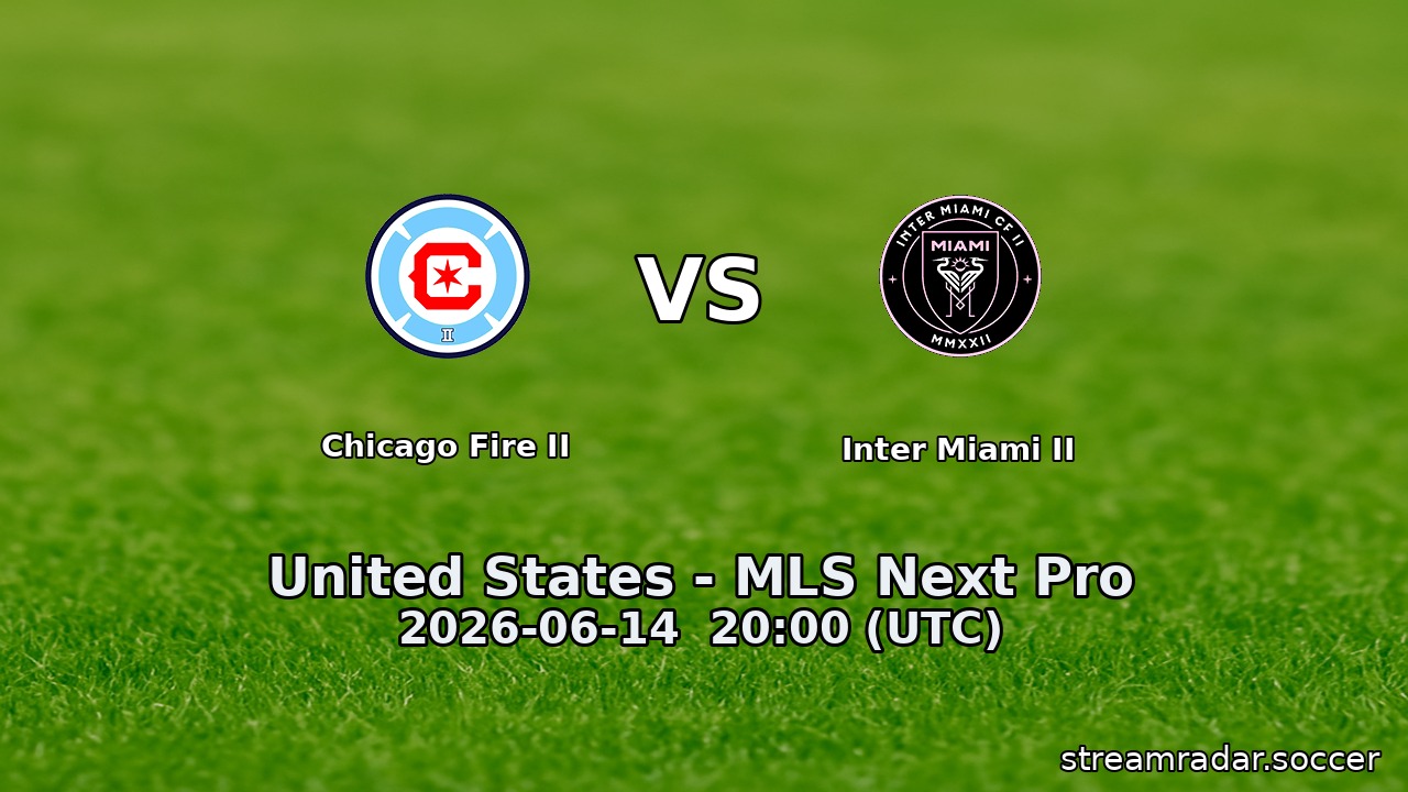 Chicago Fire II vs Inter Miami II