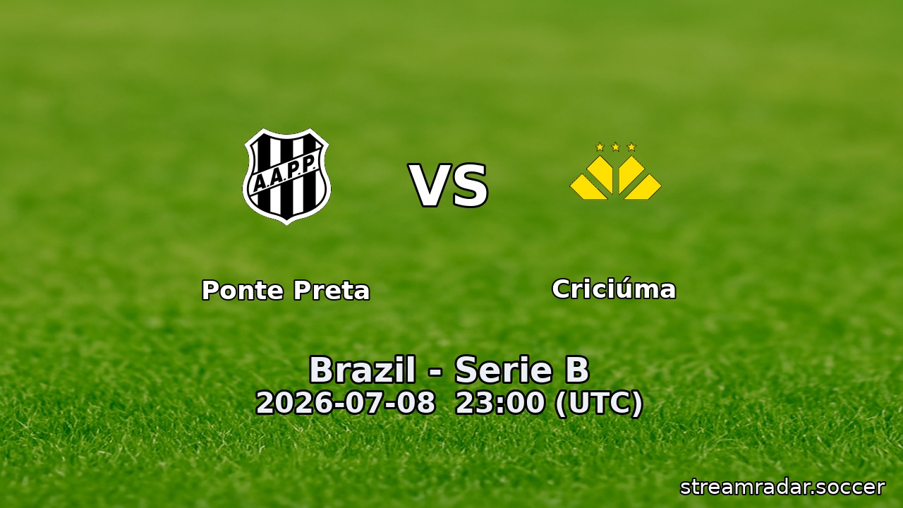 Ponte Preta vs Criciúma