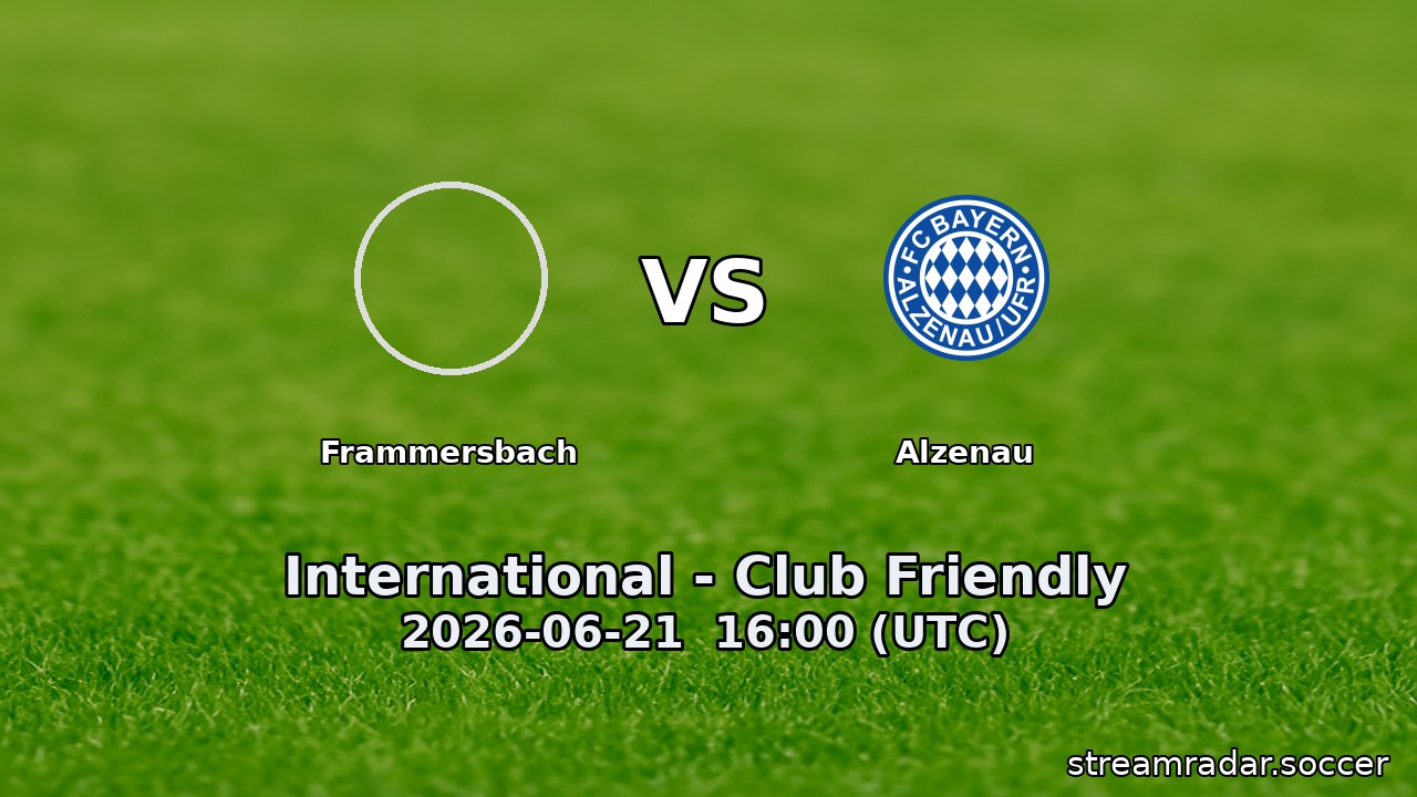 Frammersbach vs Alzenau