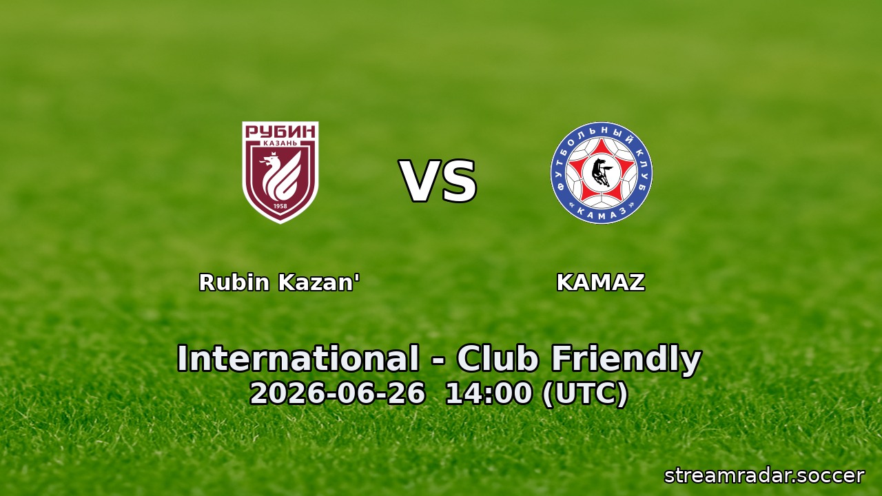 Rubin Kazan' vs KAMAZ