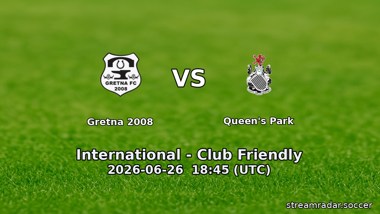 Gretna 2008 vs Queen's Park