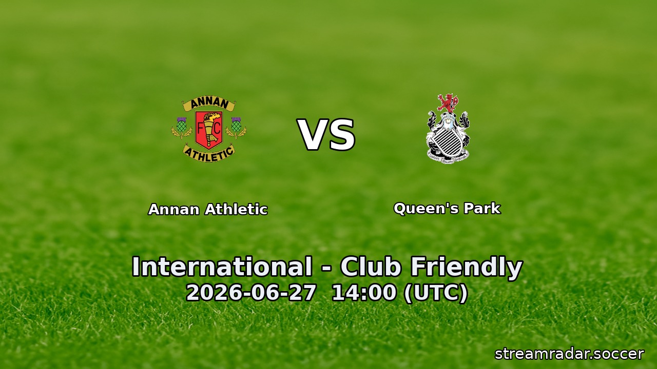 Annan Athletic vs Queen's Park