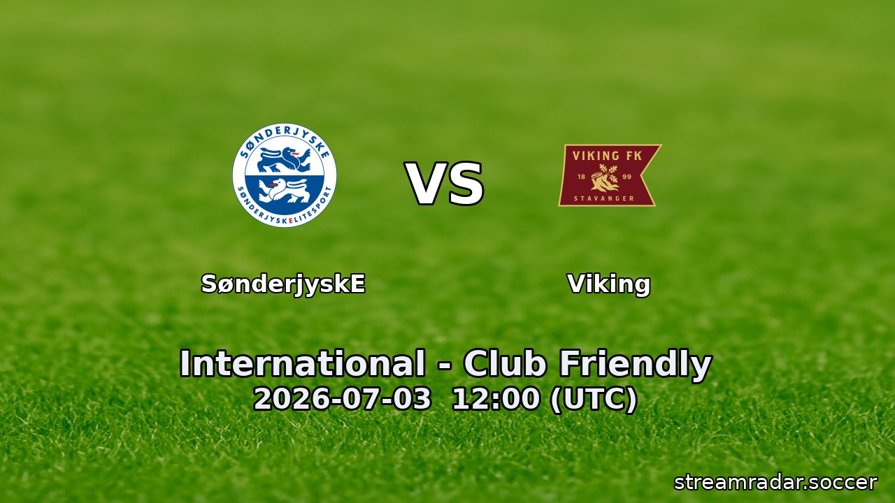 SønderjyskE vs Viking
