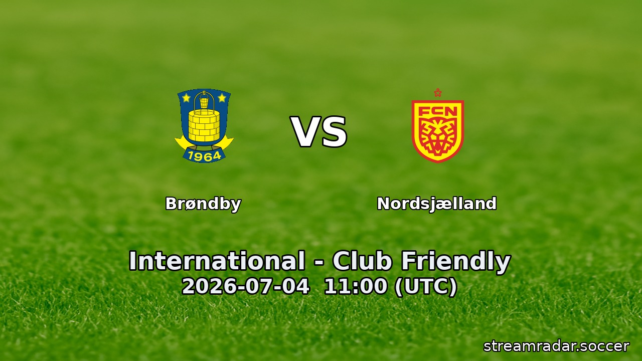 Brøndby vs Nordsjælland