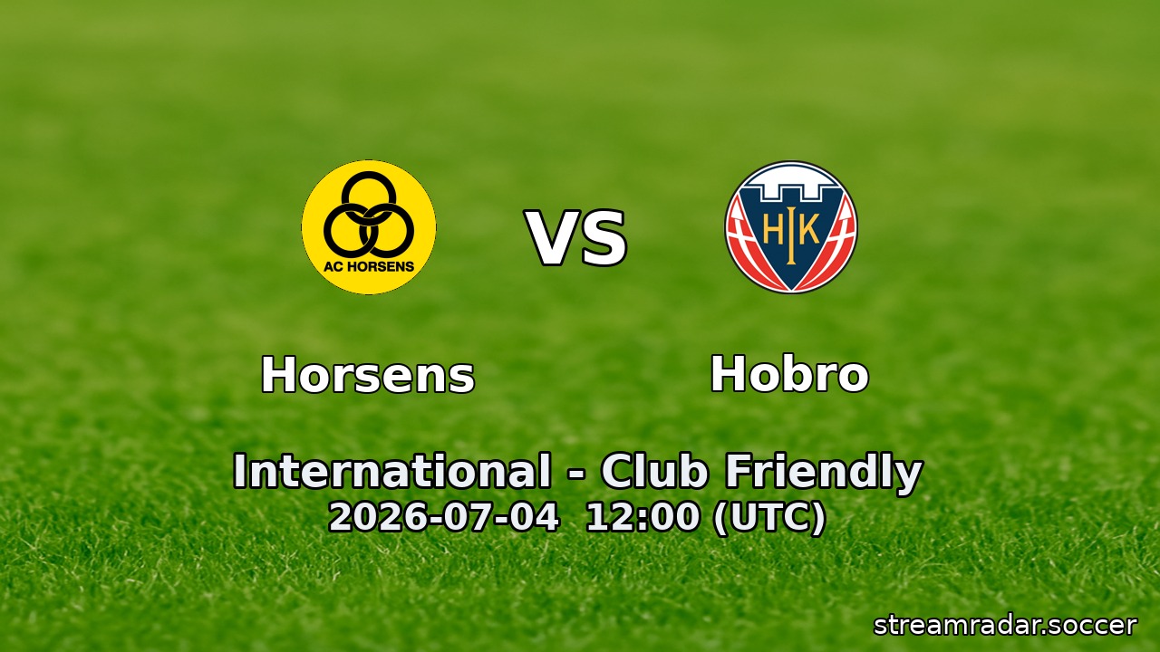 Horsens vs Hobro