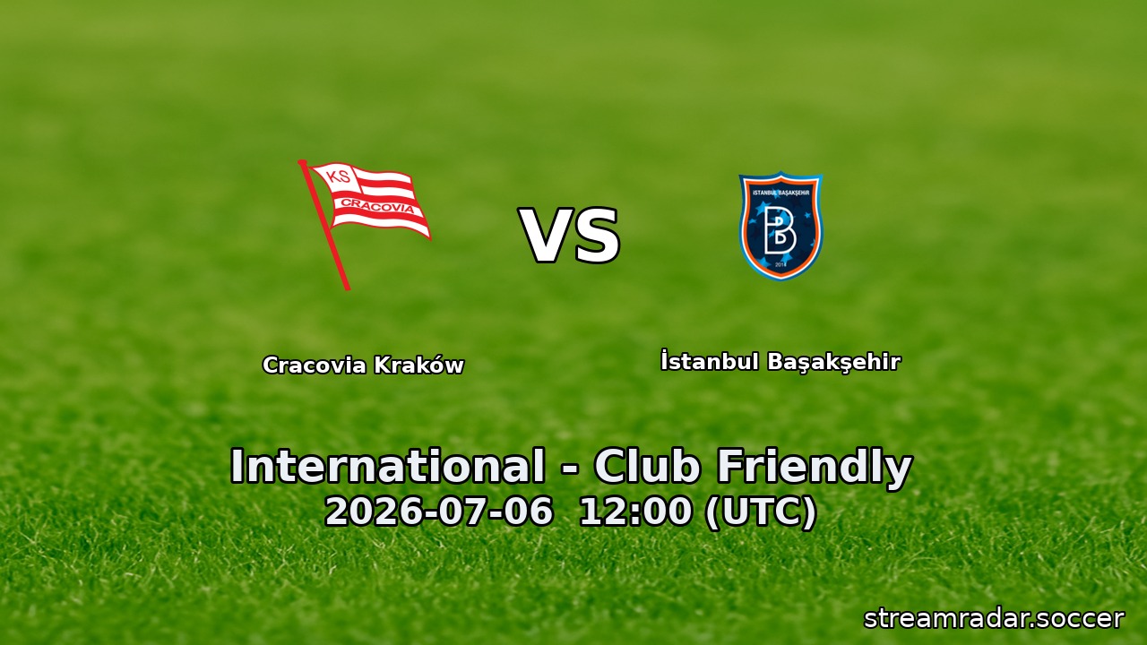 Cracovia Kraków vs İstanbul Başakşehir