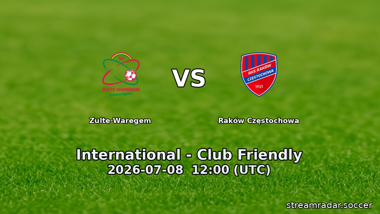 Zulte-Waregem vs Raków Częstochowa