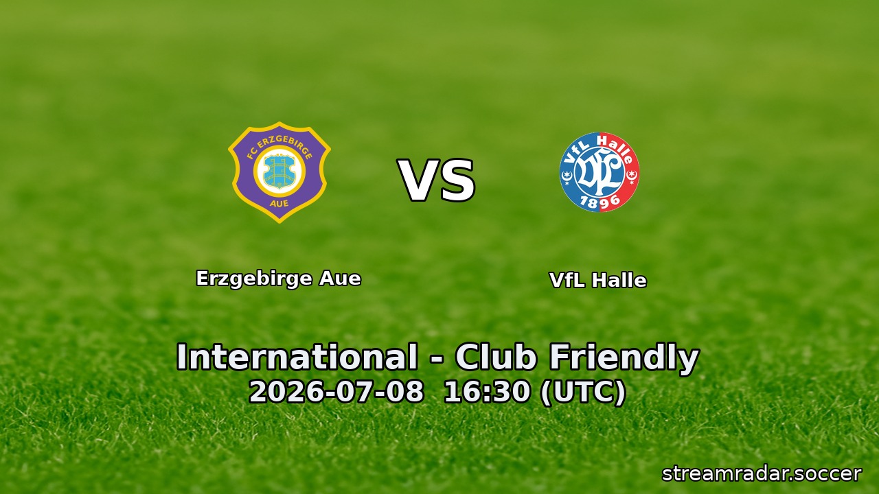 Erzgebirge Aue vs VfL Halle