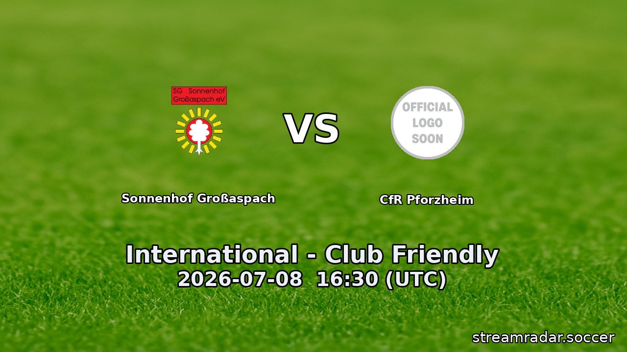 Sonnenhof Großaspach vs CfR Pforzheim