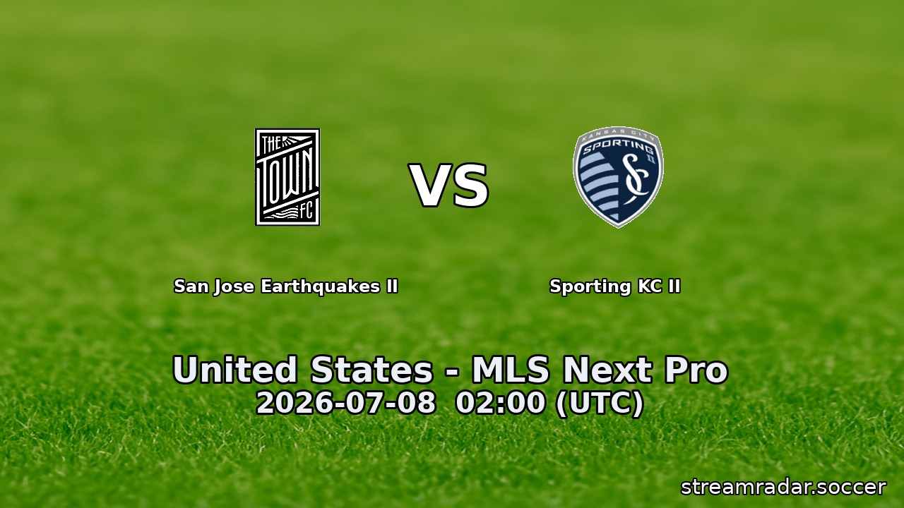 San Jose Earthquakes II vs Sporting KC II