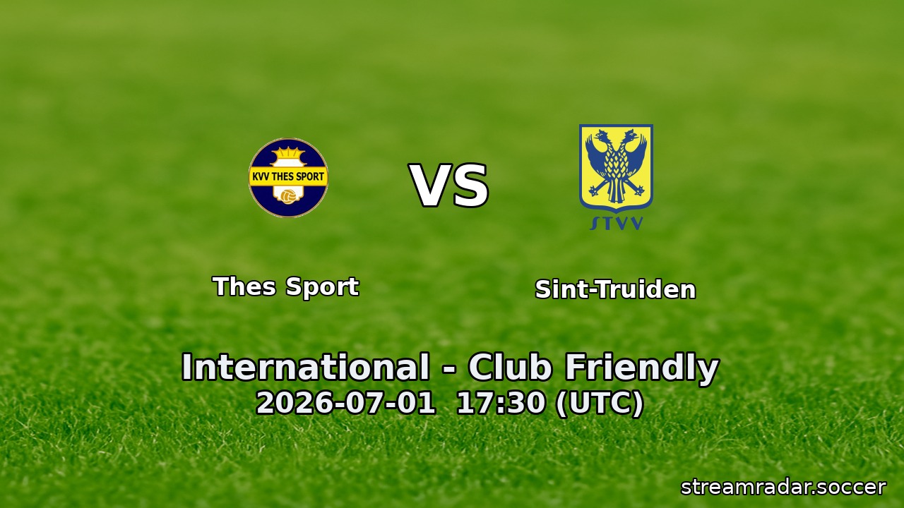 Thes Sport vs Sint-Truiden