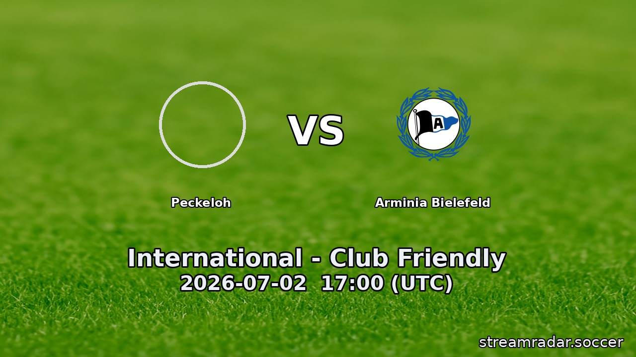 Peckeloh vs Arminia Bielefeld
