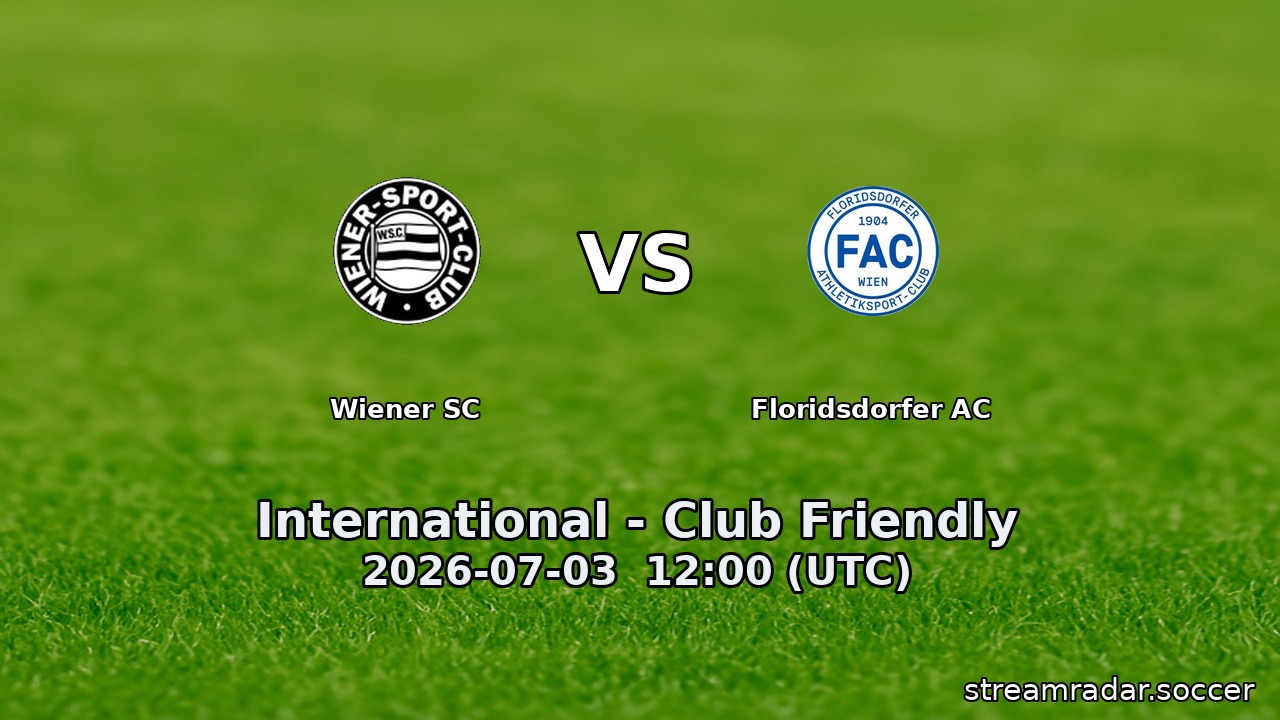 Wiener SC vs Floridsdorfer AC
