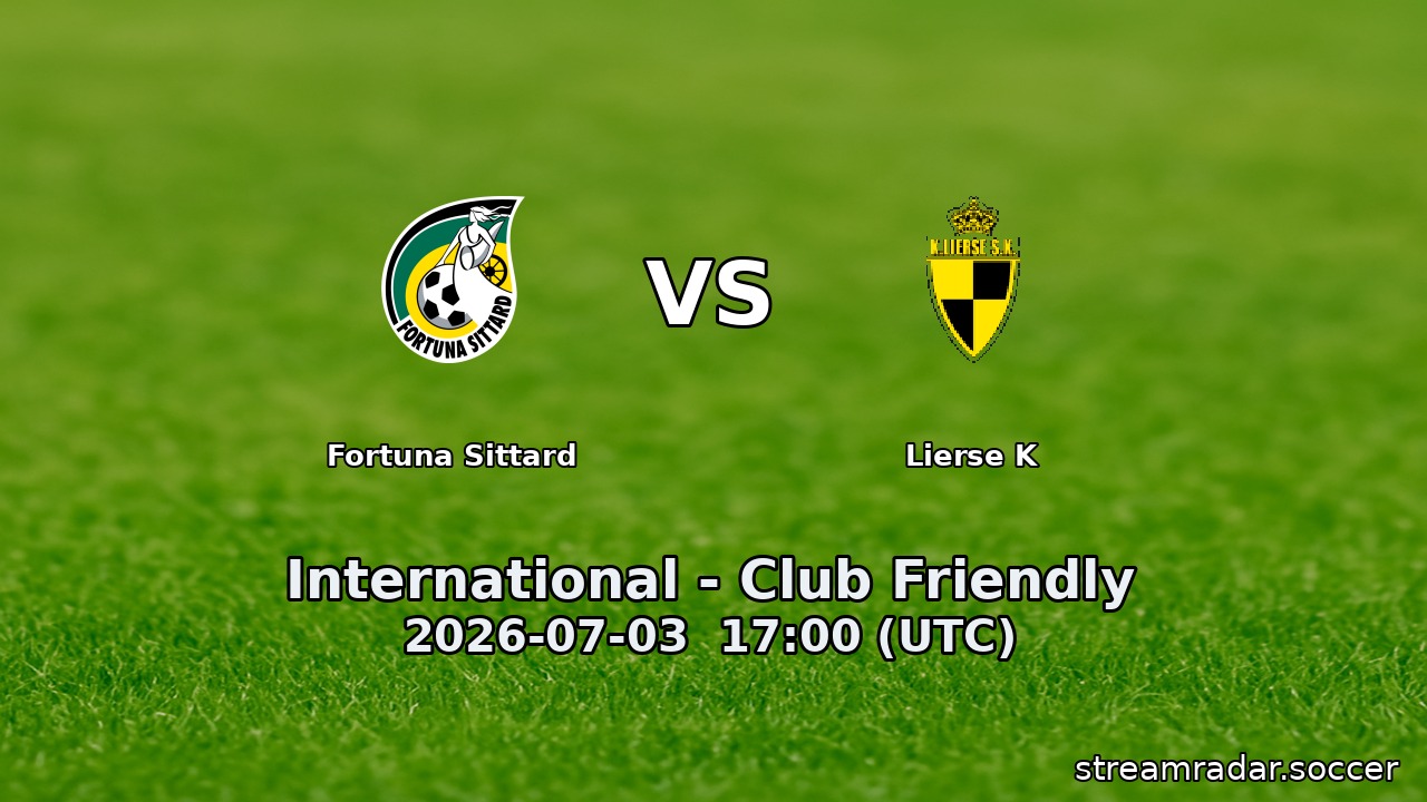 Fortuna Sittard vs Lierse K