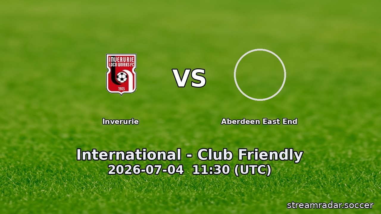 Inverurie vs Aberdeen East End