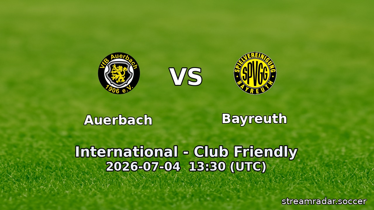 Auerbach vs Bayreuth