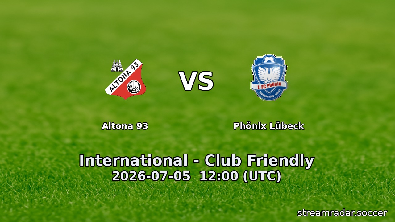 Altona 93 vs Phönix Lübeck