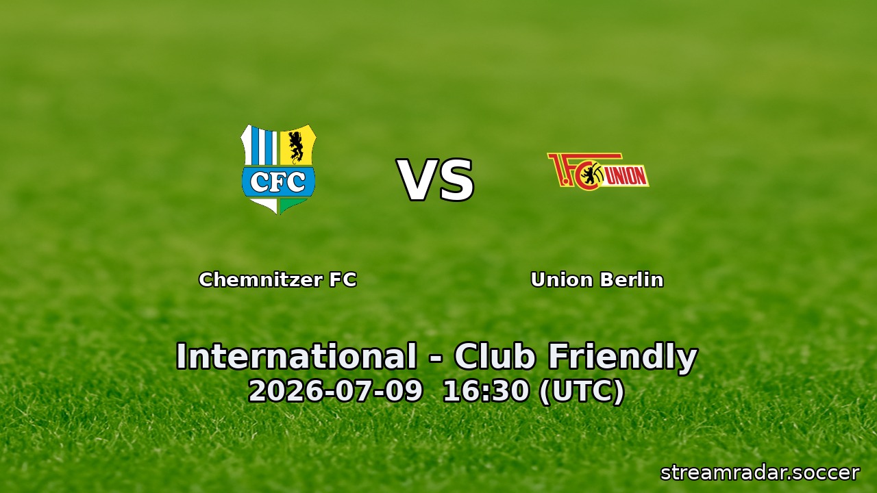 Chemnitzer FC vs Union Berlin