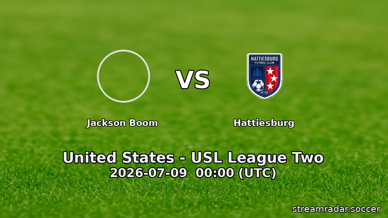 Jackson Boom vs Hattiesburg