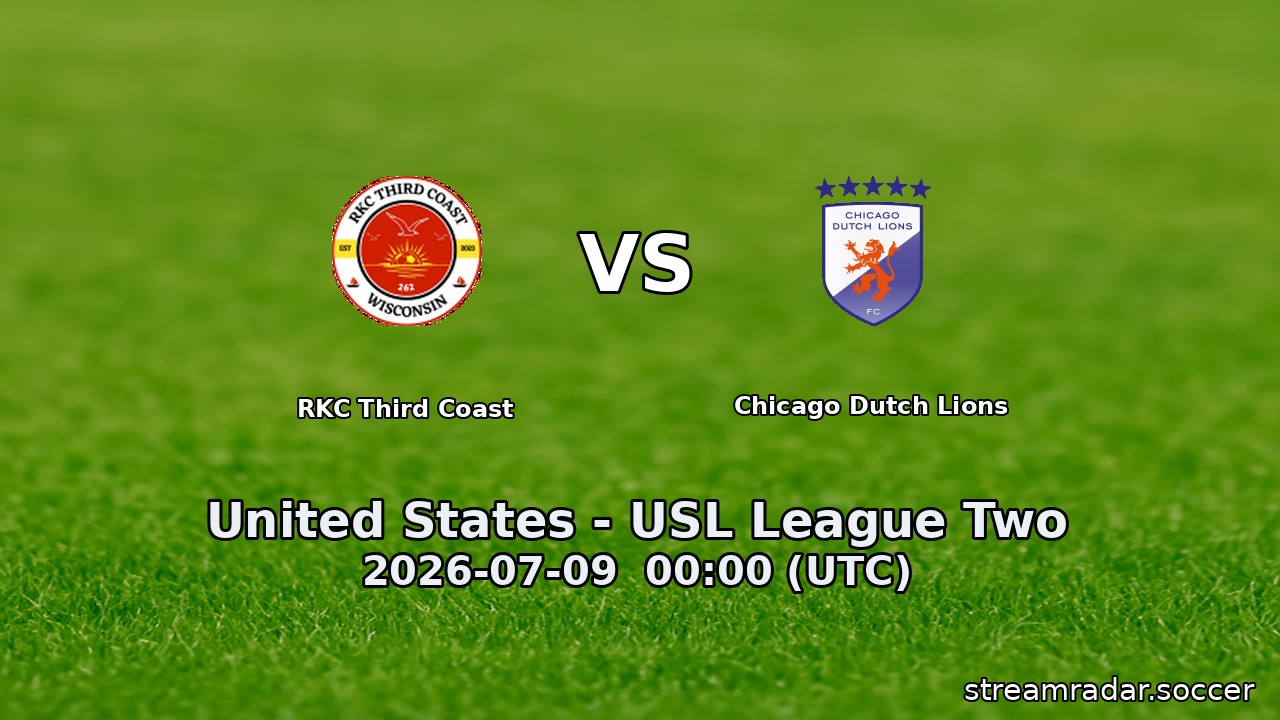 RKC Third Coast vs Chicago Dutch Lions